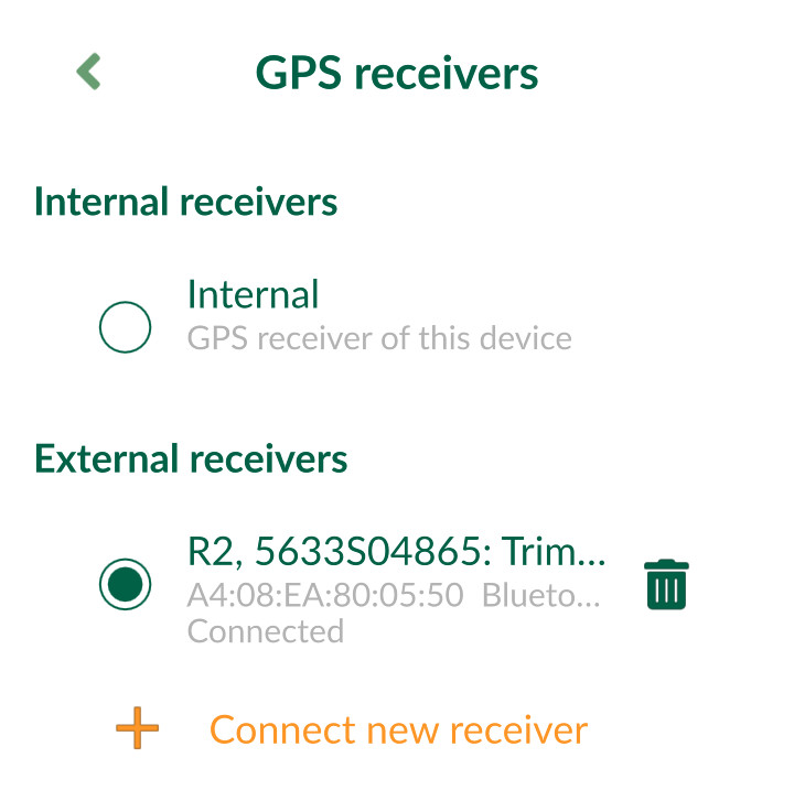 Available GPS receivers