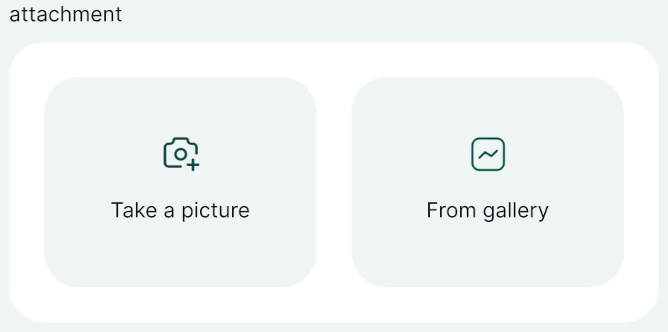 Mergin Maps mobile app attachment field form