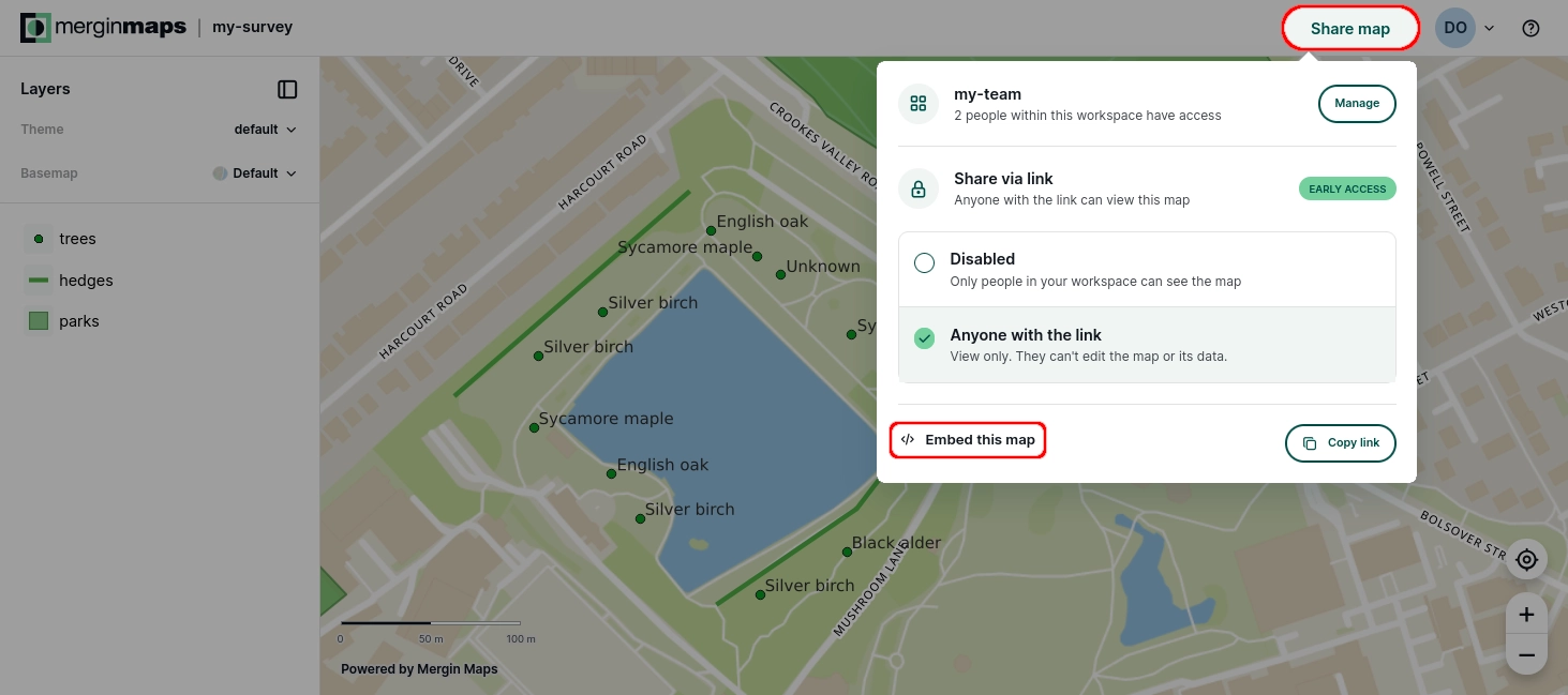 Embedding webmaps Embedding webmaps