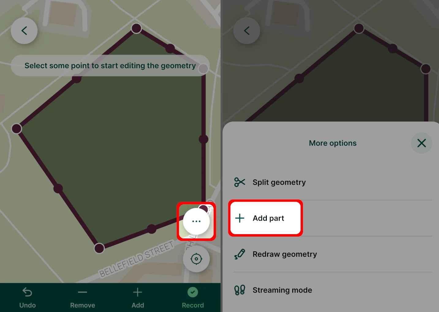 Adding geometry part in Mergin Maps mobile app Adding geometry part in Mergin Maps mobile app