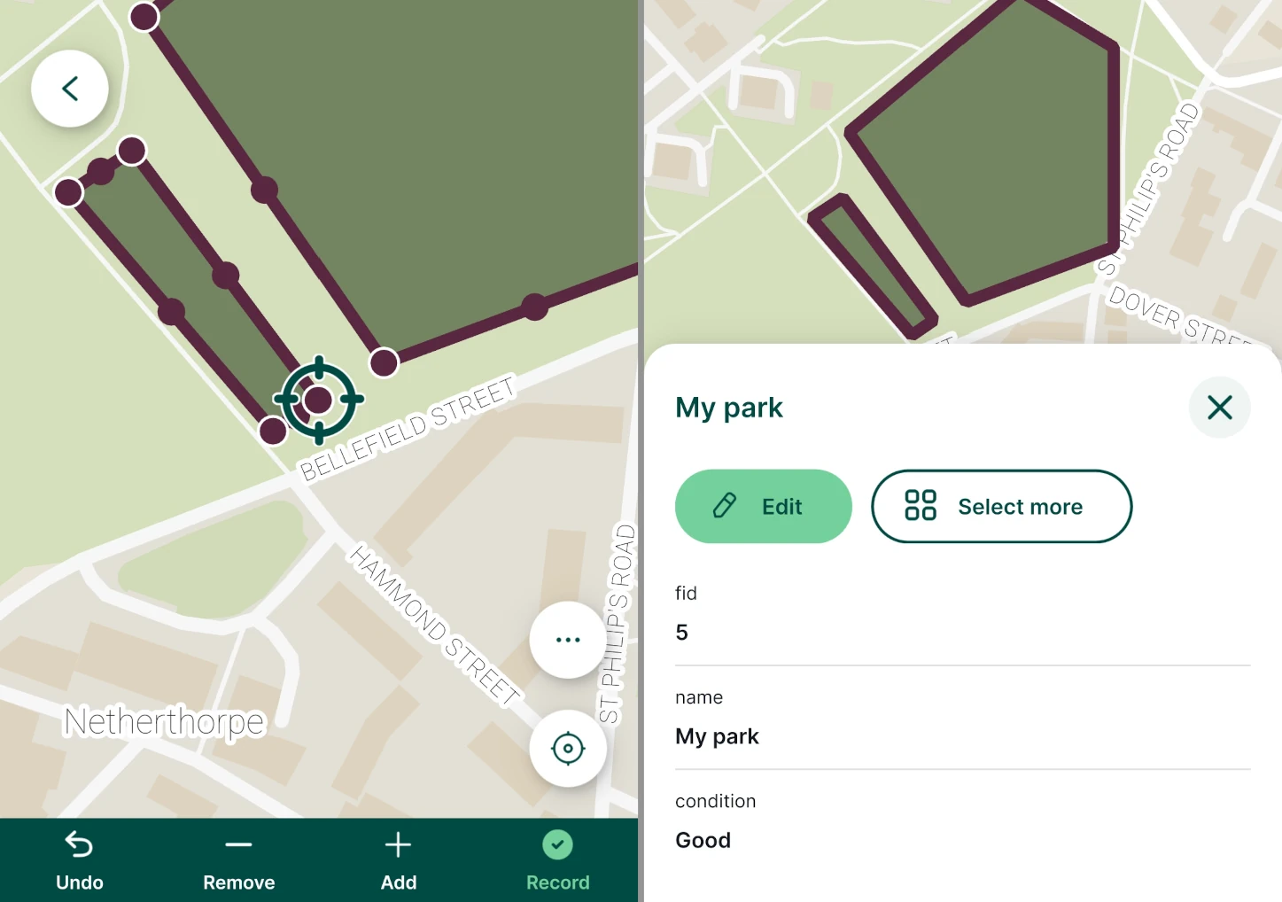 Adding geometry part in Mergin Maps mobile app Adding geometry part in Mergin Maps mobile app