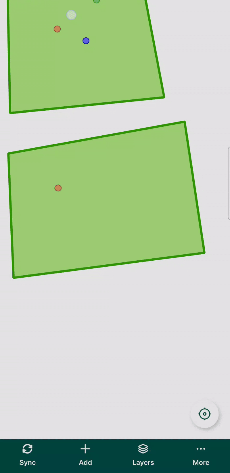 Mergin Maps mobile app relation widgets