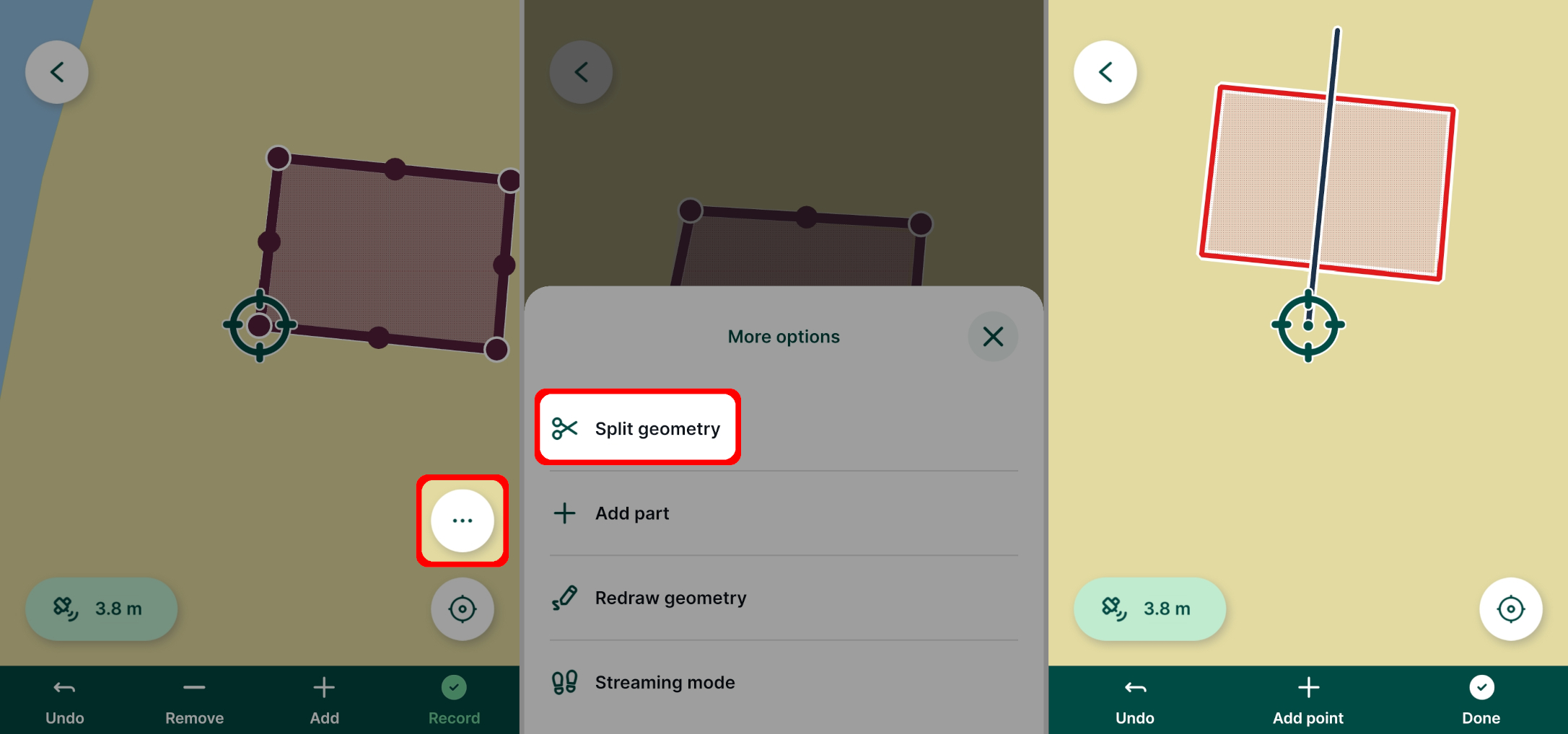 Edit button in Mergin Maps mobile app Edit button in Mergin Maps mobile app