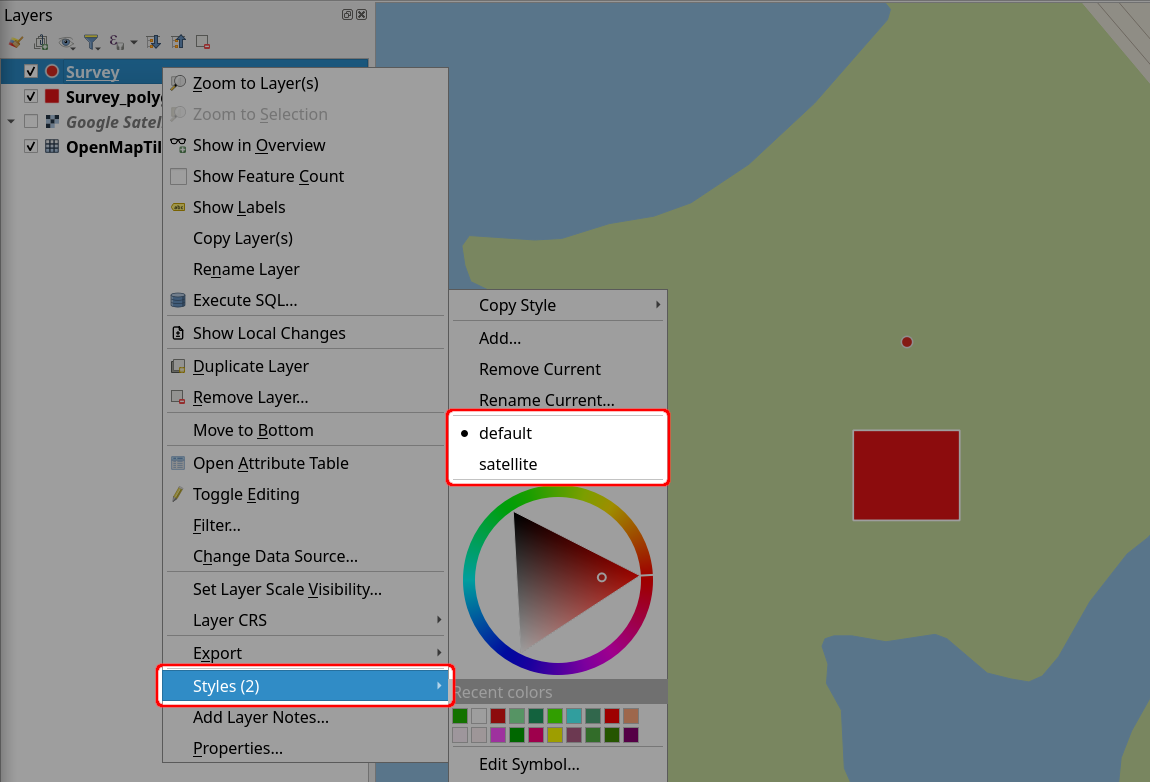 QGIS Add new layer style