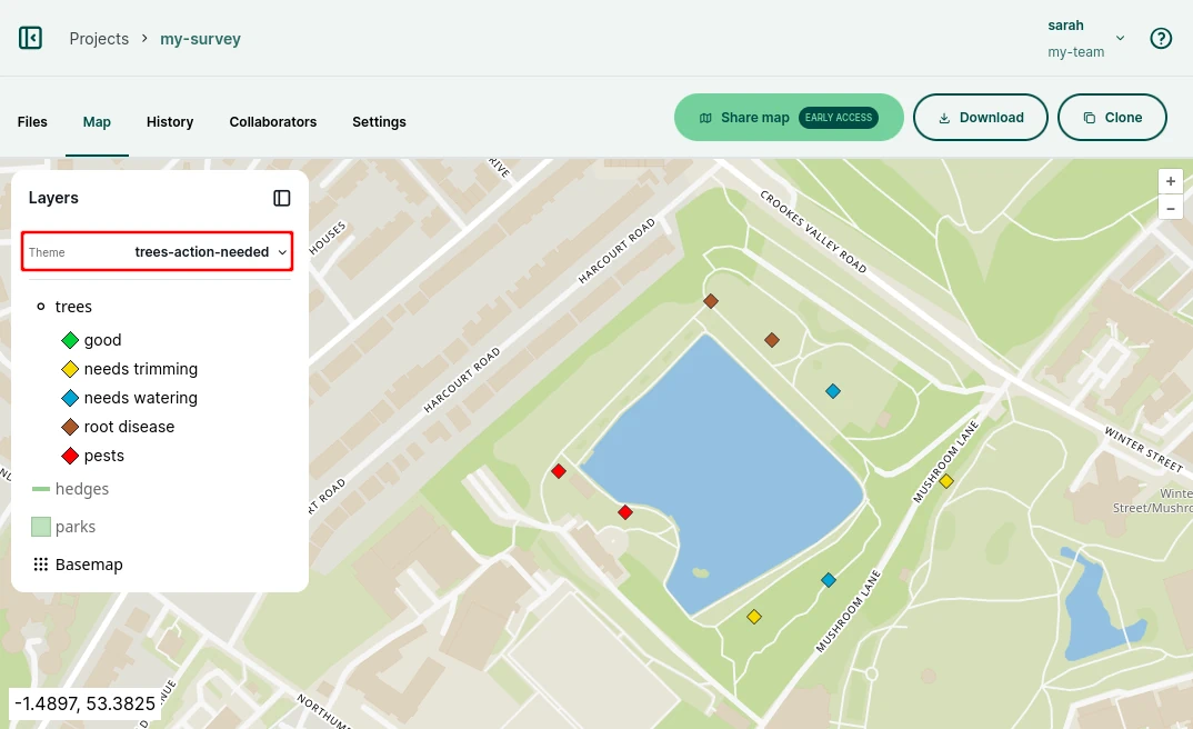 Mergin Maps webmaps toggle layer visibility Mergin Maps webmaps toggle layer visibility