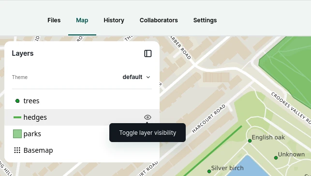 Mergin Maps webmaps toggle layer visibility Mergin Maps webmaps toggle layer visibility